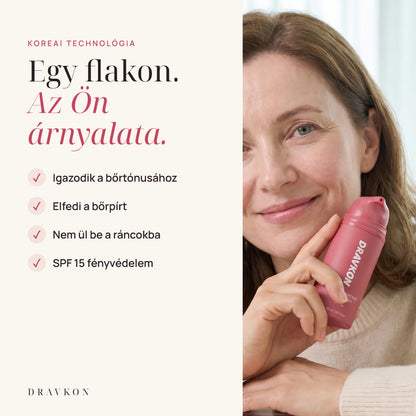 DRAVKON bőrtónushoz igazodó alapozó